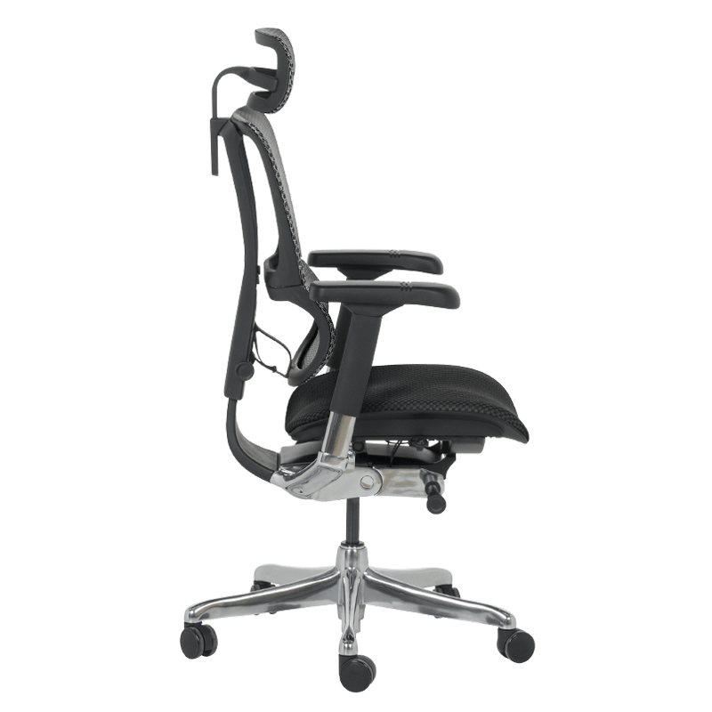 Ергономичен стол ERGOHUMAN IOO ELITE 2 - черна рамка - черен - Image 5