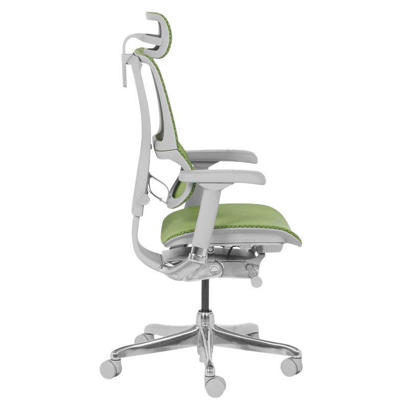 Ергономичен стол ERGOHUMAN IOO ELITE 2 - сива рамка - зелен - Image 5