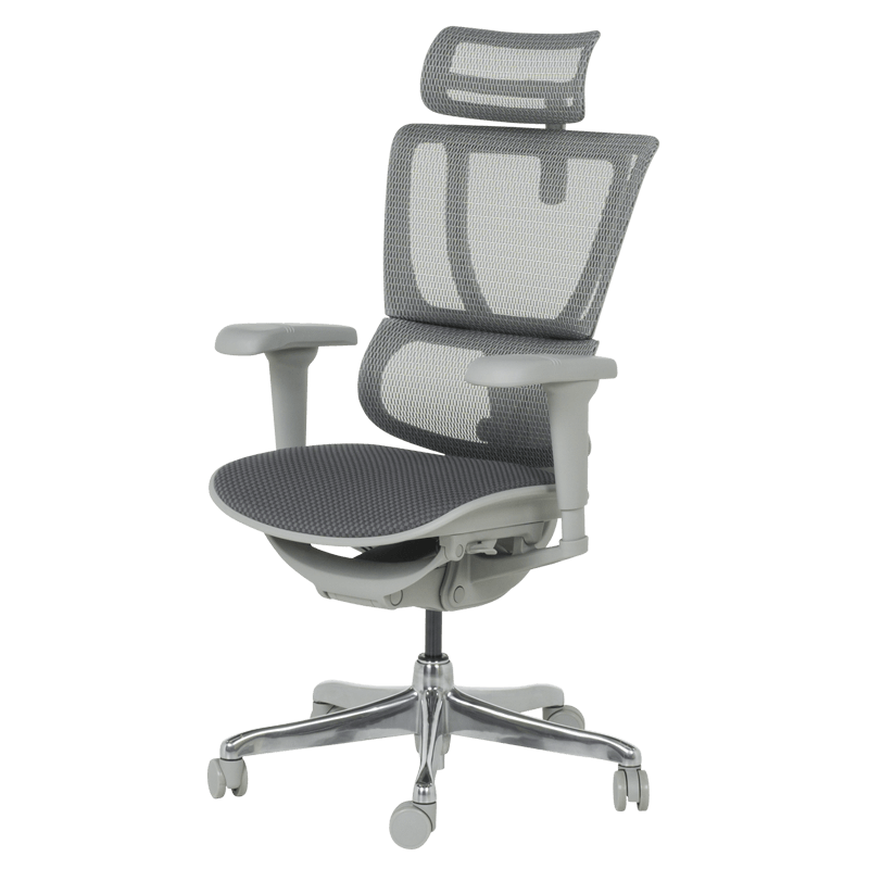 Ергономичен стол ERGOHUMAN IOO ULTRA - сива рамка - сив - Image 4