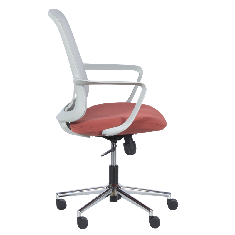 Работен офис стол Carmen 7063 - сив-червен - Image 4