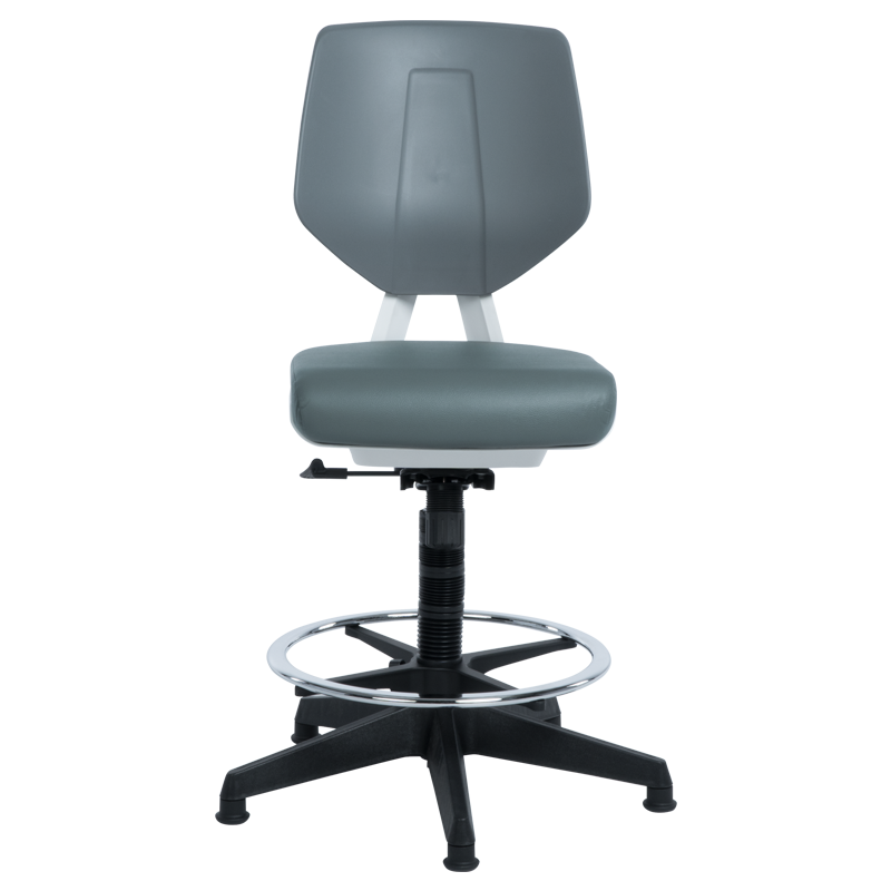Работен офис стол LAB - сив AS - Image 2