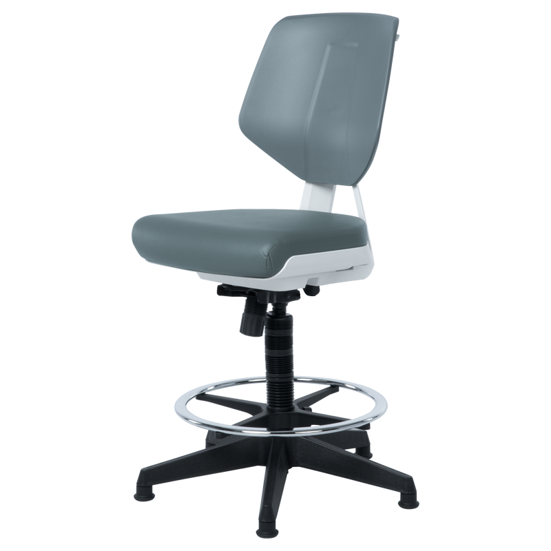 Работен офис стол LAB - сив AS - Image 3
