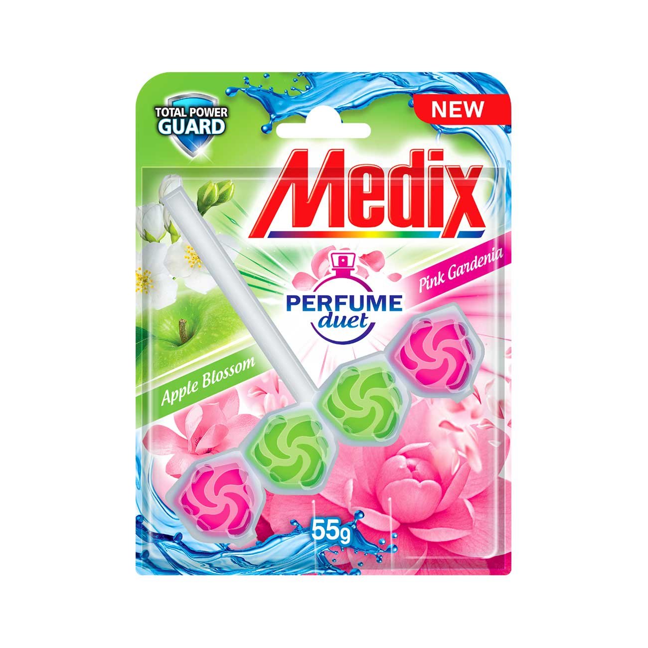 Ароматизатор за тоалетна Medix Perfume Duet