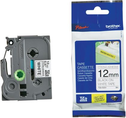 Консуматив Brother TZe-S231 Tape Black on White
