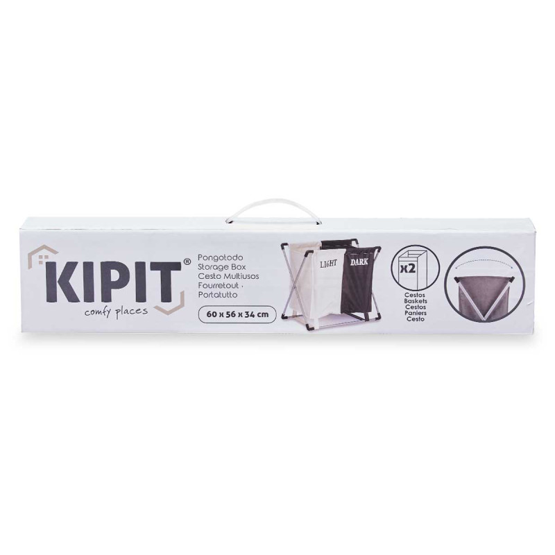 Кош за пране Kipit, двоен - Image 3
