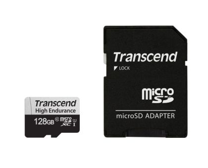 Памет Transcend 128GB micro SD w/ adapter U1