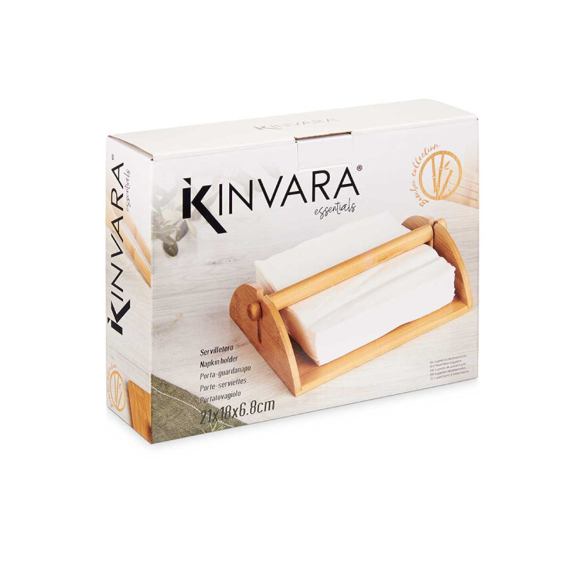 Поставка за салфетки Kinvara, бамбук - Image 4