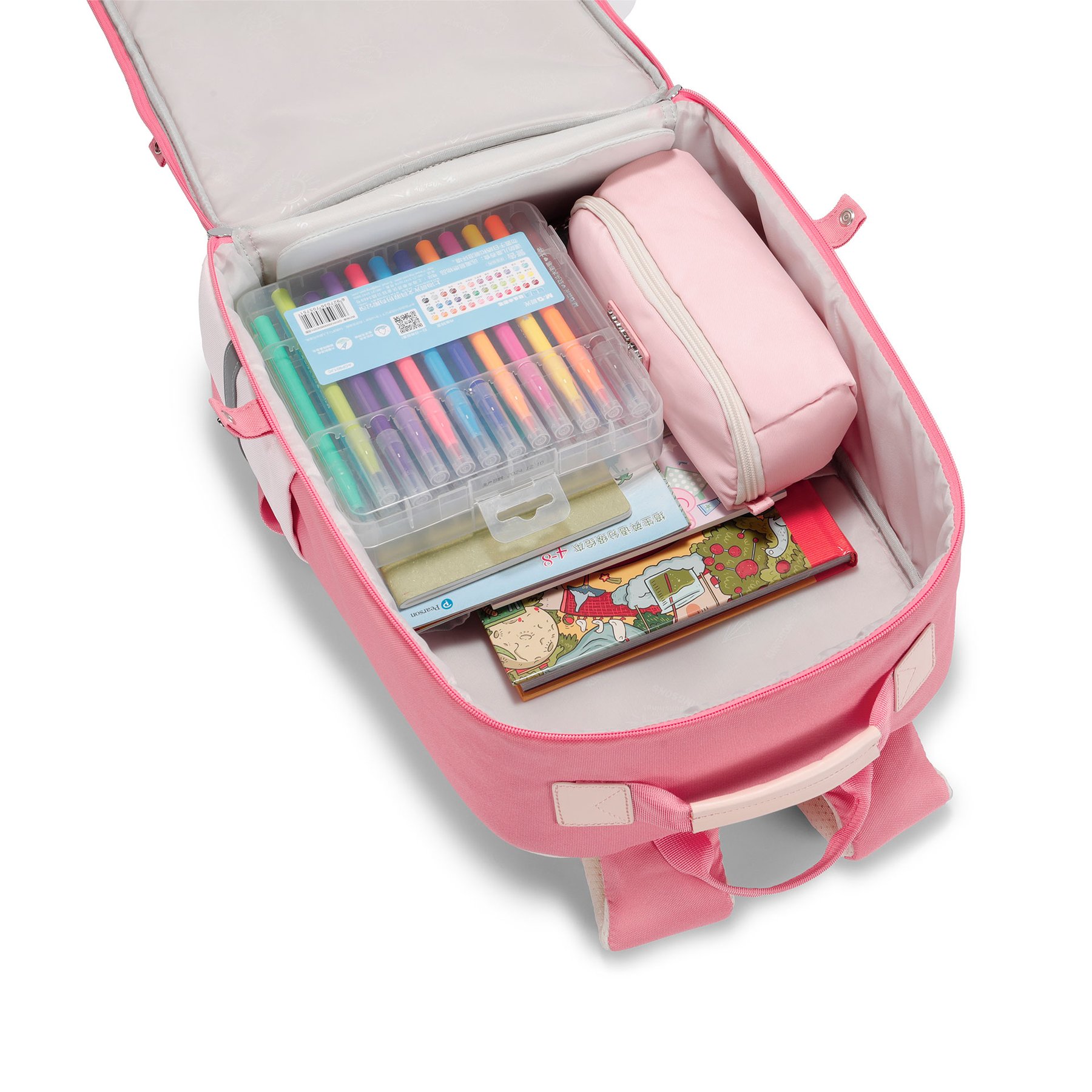 Раница Kingsons Ergo Junior, ученическа, розова - Image 11