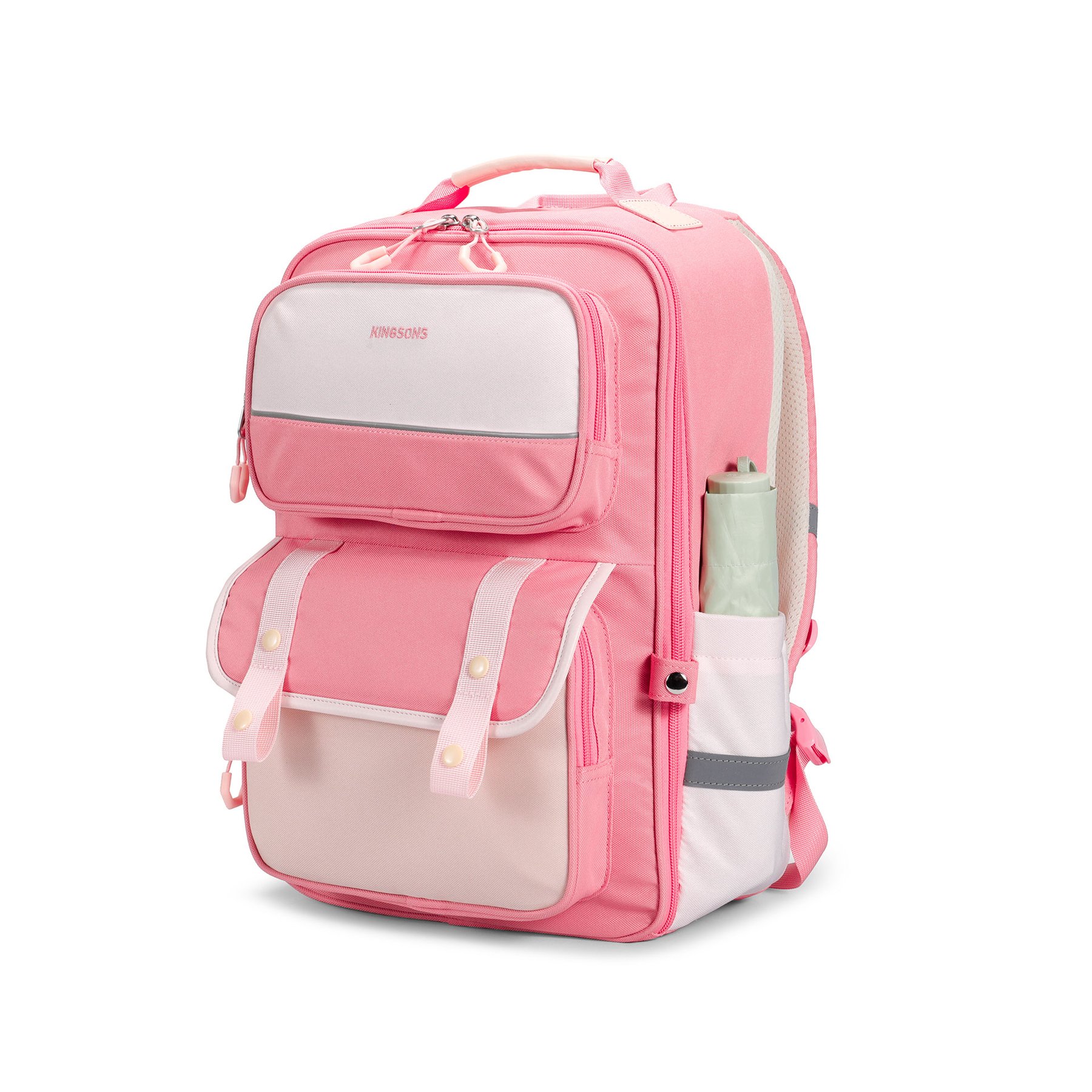 Раница Kingsons Ergo Junior, ученическа, розова - Image 9