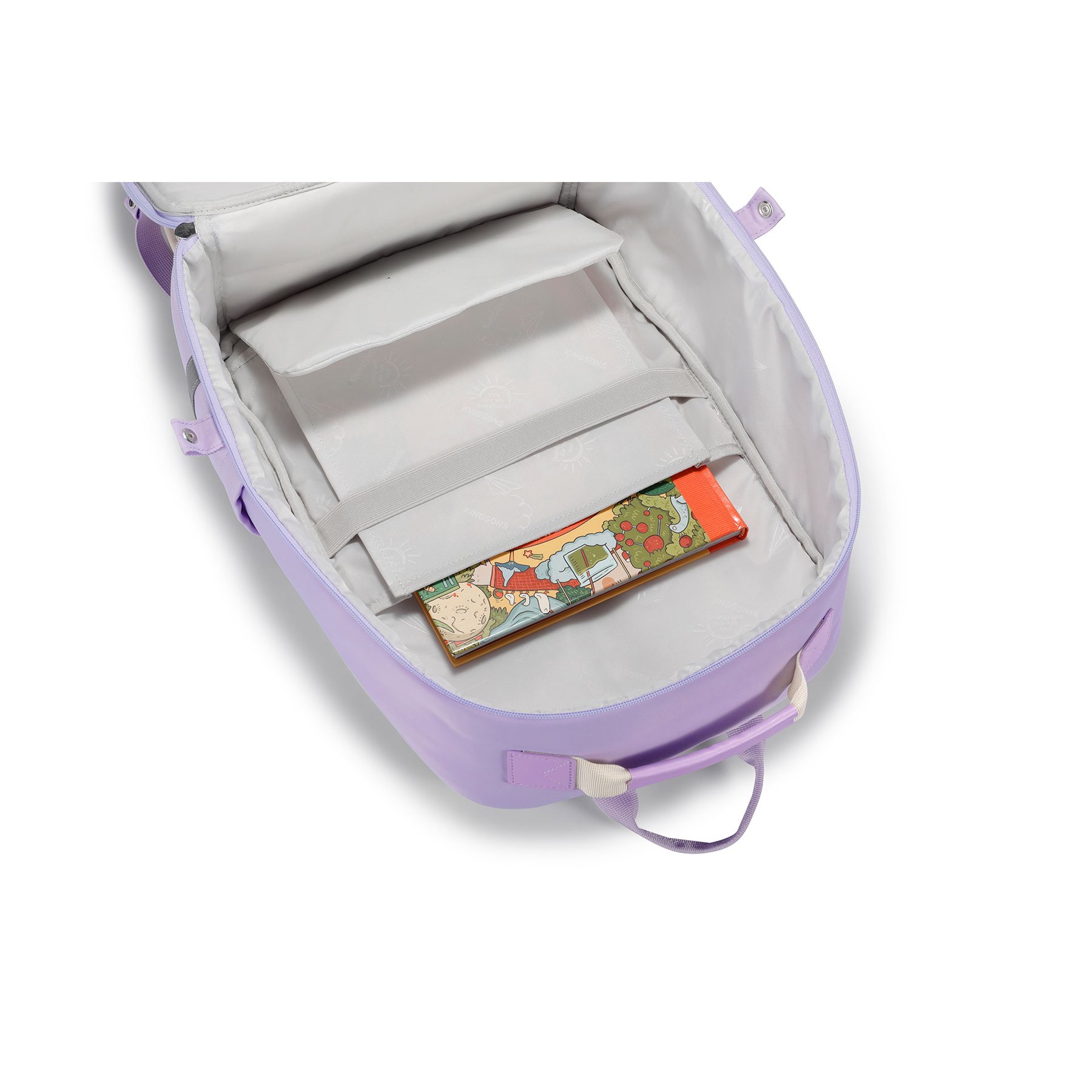 Раница Kingsons Safeback Junior, ученическа, лилава - Image 11