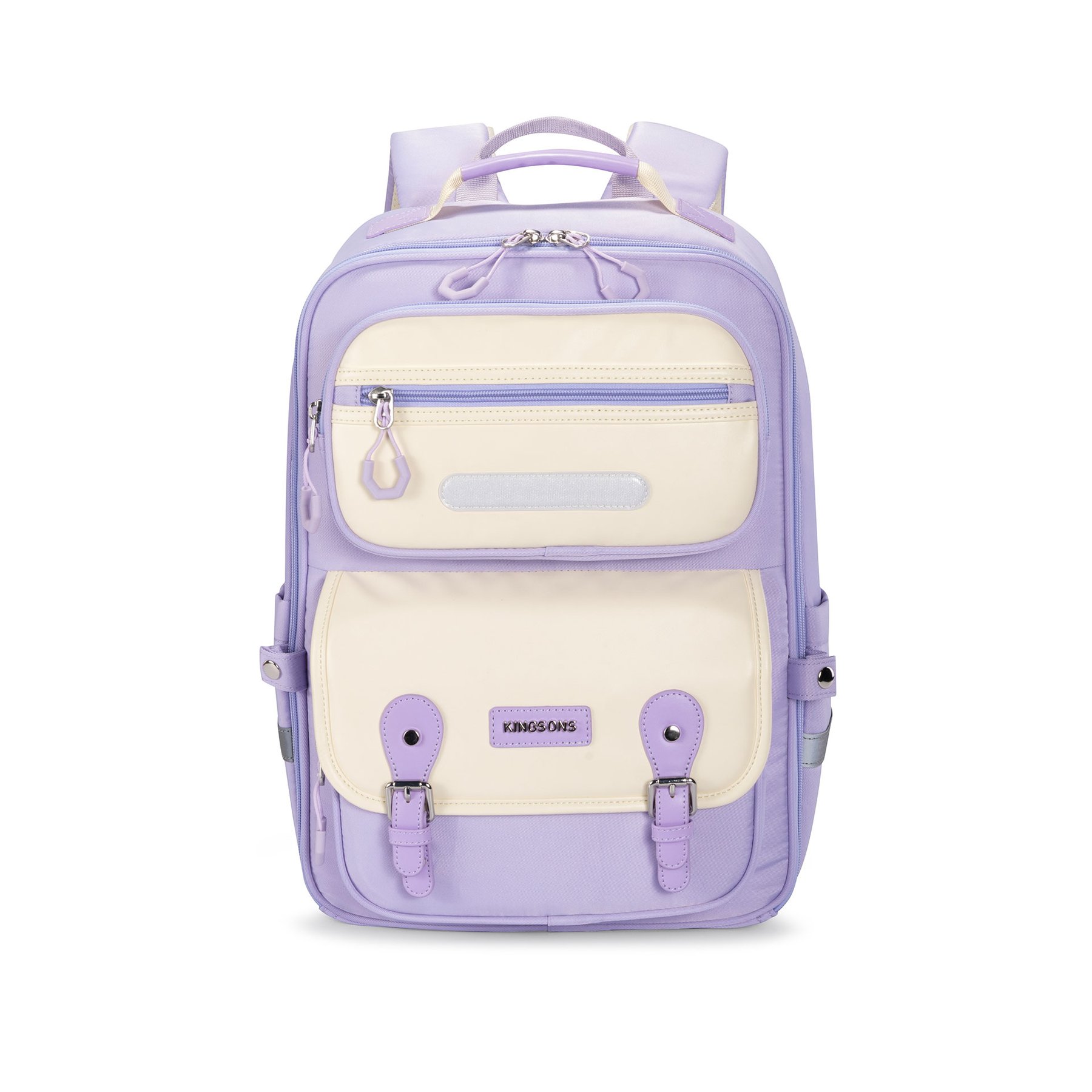 Раница Kingsons Safeback Junior, ученическа, лилава - Image 6