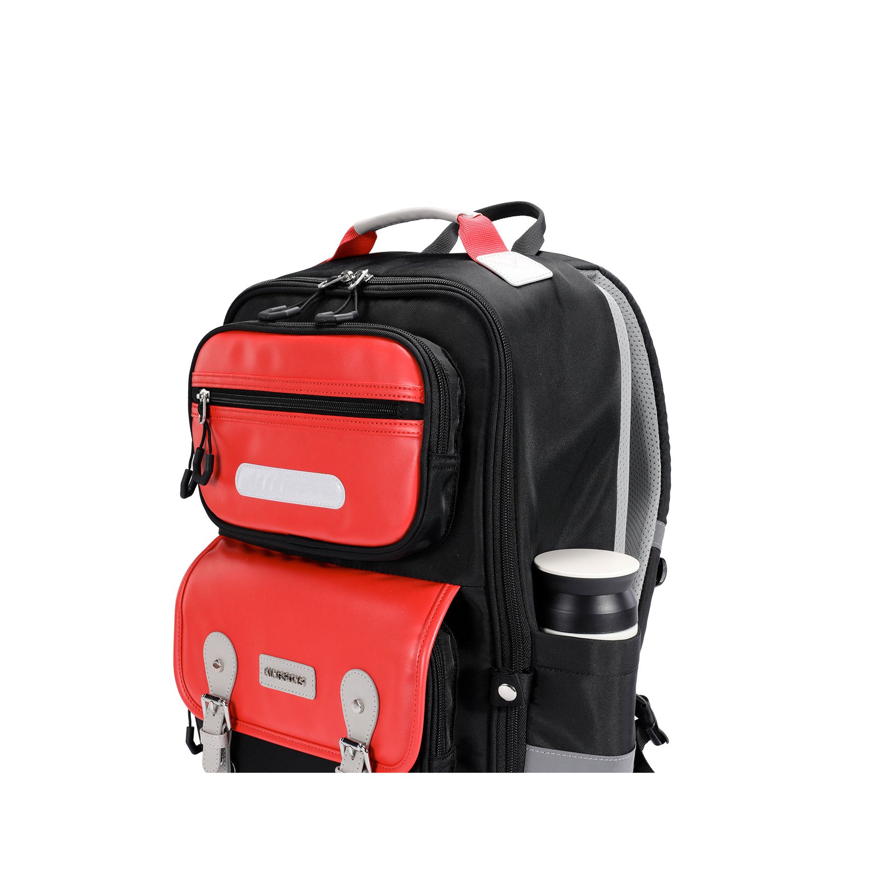 Раница Kingsons Safeback Junior, ученическа, черна - Image 8