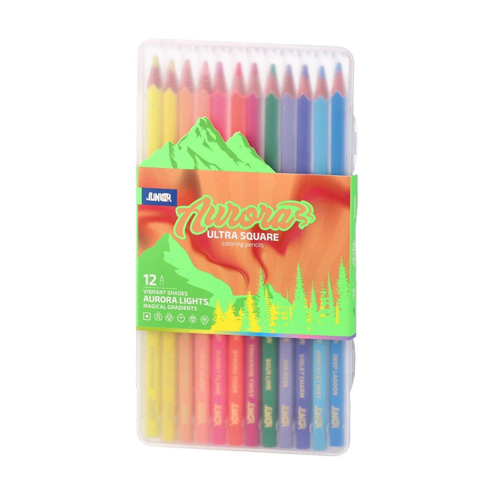 Цветни моливи Junior Ultra Square