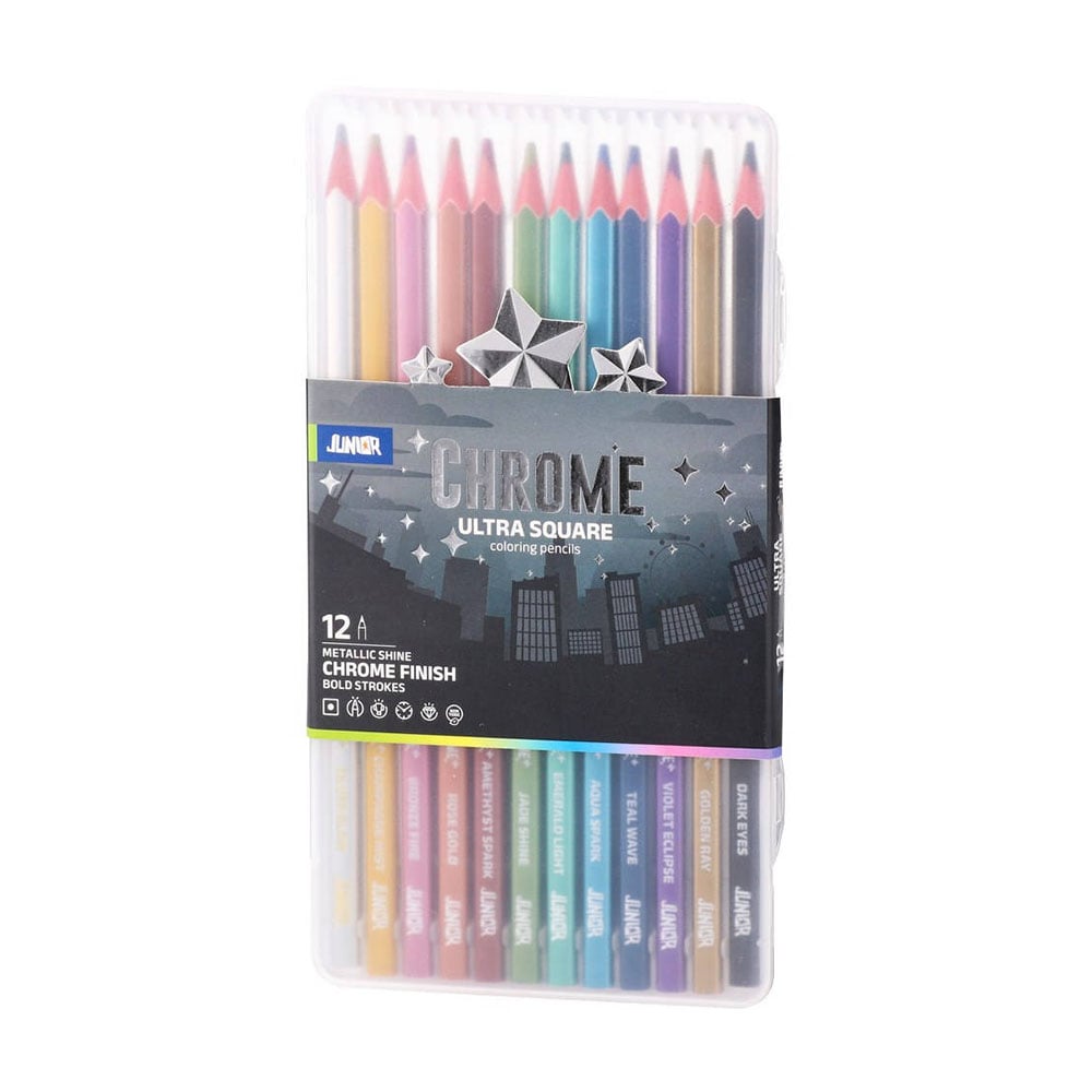 Цветни моливи Junior Ultra Square