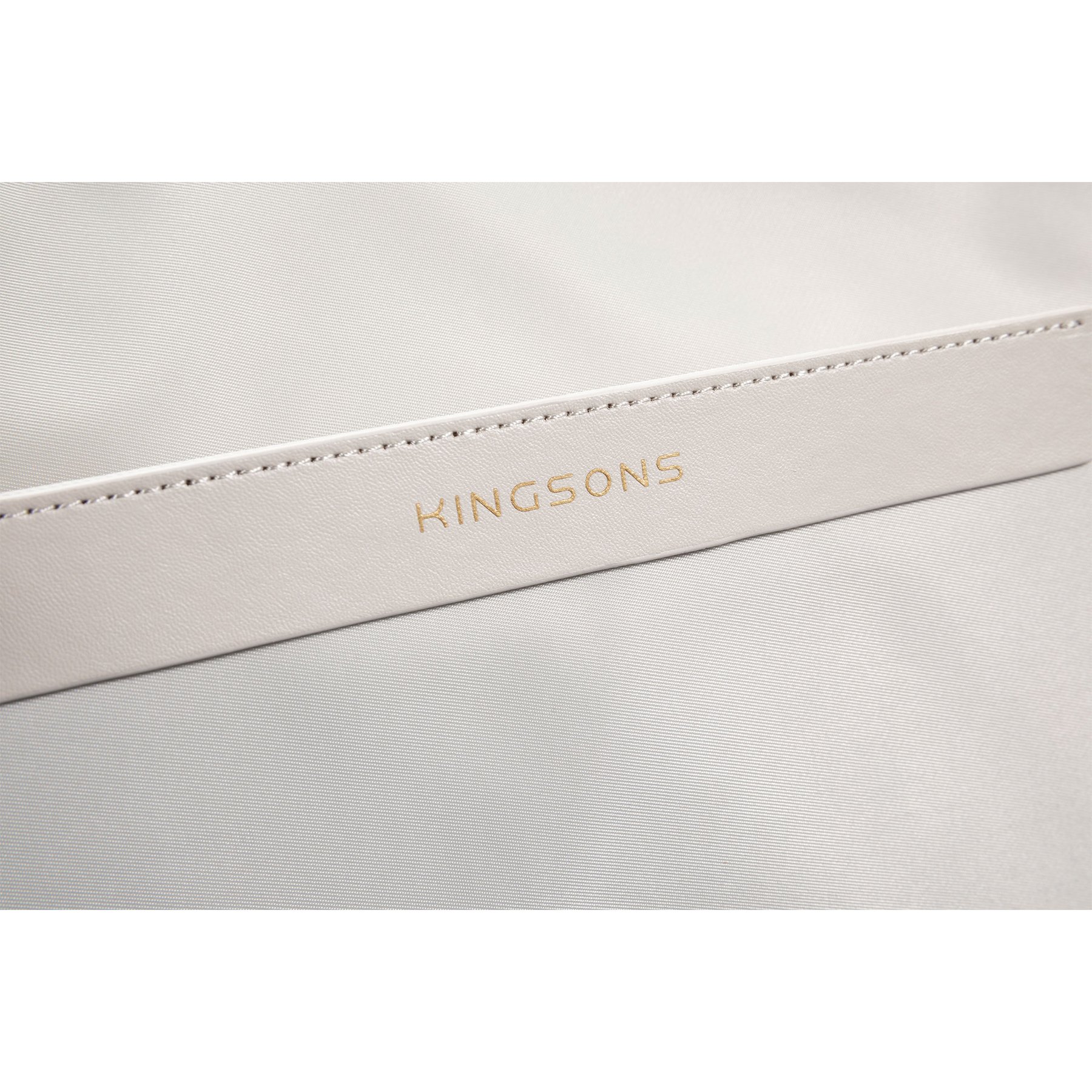 Чанта за лаптоп Kingsons Aura, дамска, 15.6'', бежова - Image 7