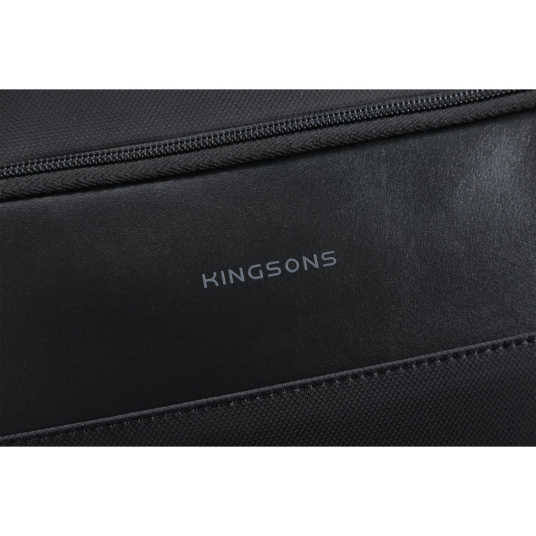 Чанта за лаптоп Kingsons Eclipse, 15.6'', 13 L, черна - Image 7