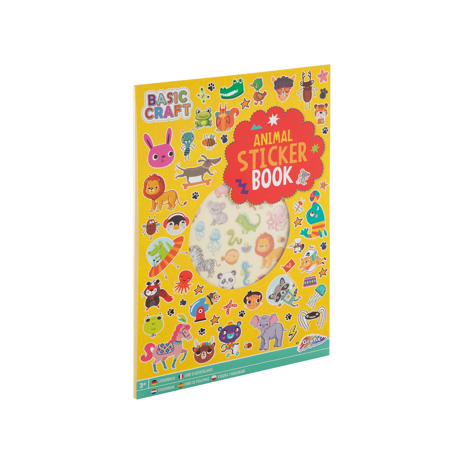 Moxy Книжка със стикери Животни
